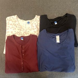 Maternity shirt bundle old navy time and tru size XL